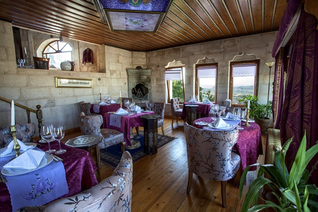 Lil'a Restaurant in Museum Hotel, Cappodocia Turkey