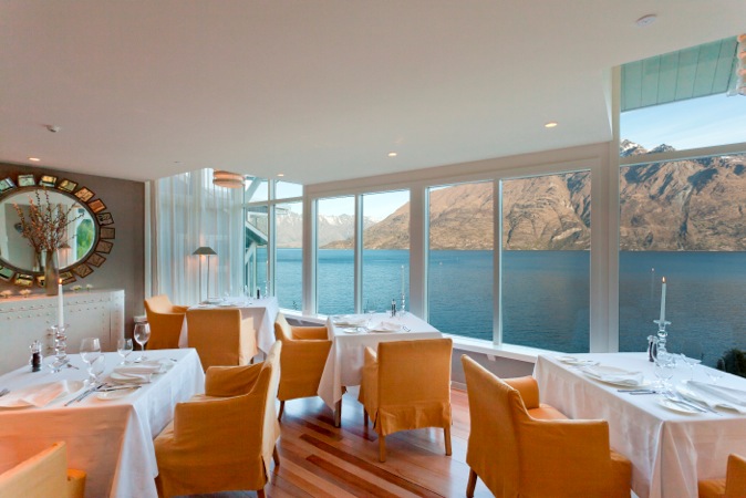 Dining Room at Matakauri Lodge, South Island, New Zealand
