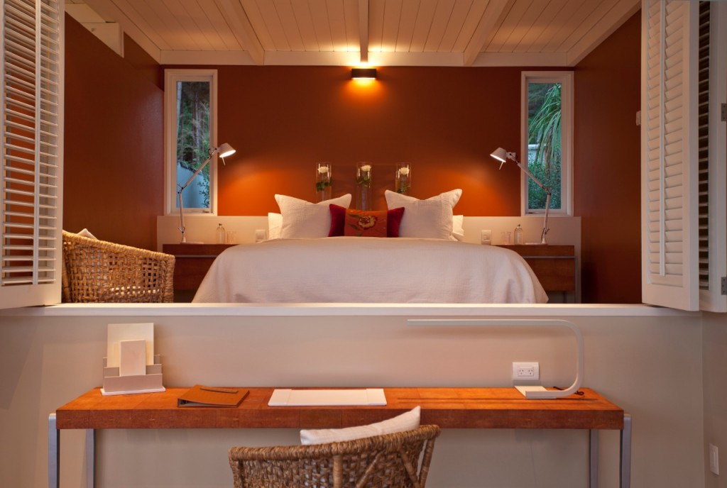 Suite Bedroom at Matakauri Lodge, South Island, New Zealand