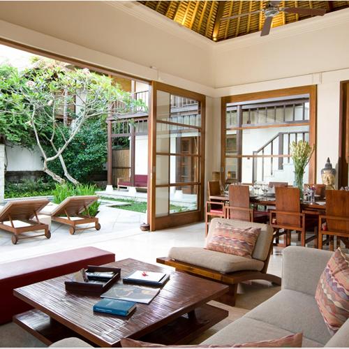 Living room at our 4 bedroom villa at Karma Jimbaran, Bali