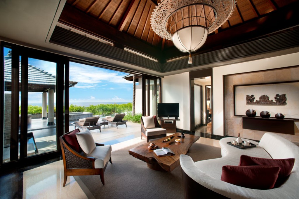 Pool Villa Sea view_interior living room