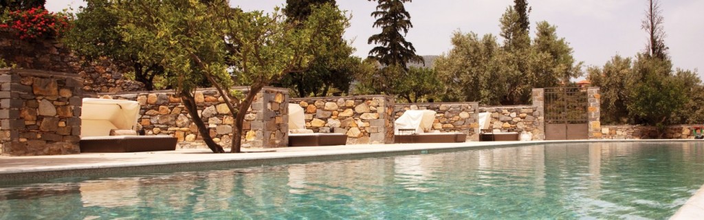 Adults pool at Hotel Kinsterna, Greece