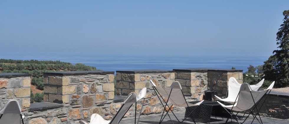 Beautiful sea views from Kinsterna Hotel, Greece