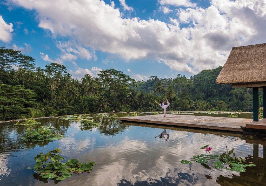 Morning Yoga at Four Seasons Sayan, Bali