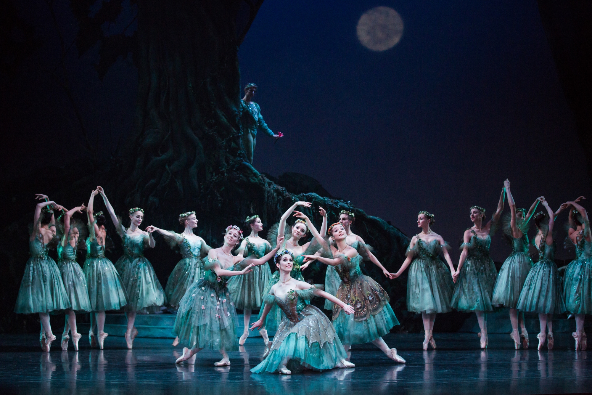Artists of The Australian Ballet in The Dream. Photography by Daniel Bou...
