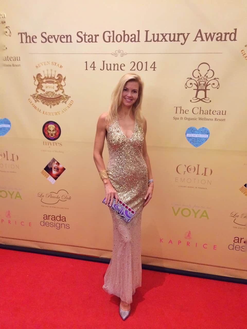The Lux Traveller at The Seven Star Global Luxury Award in 2014