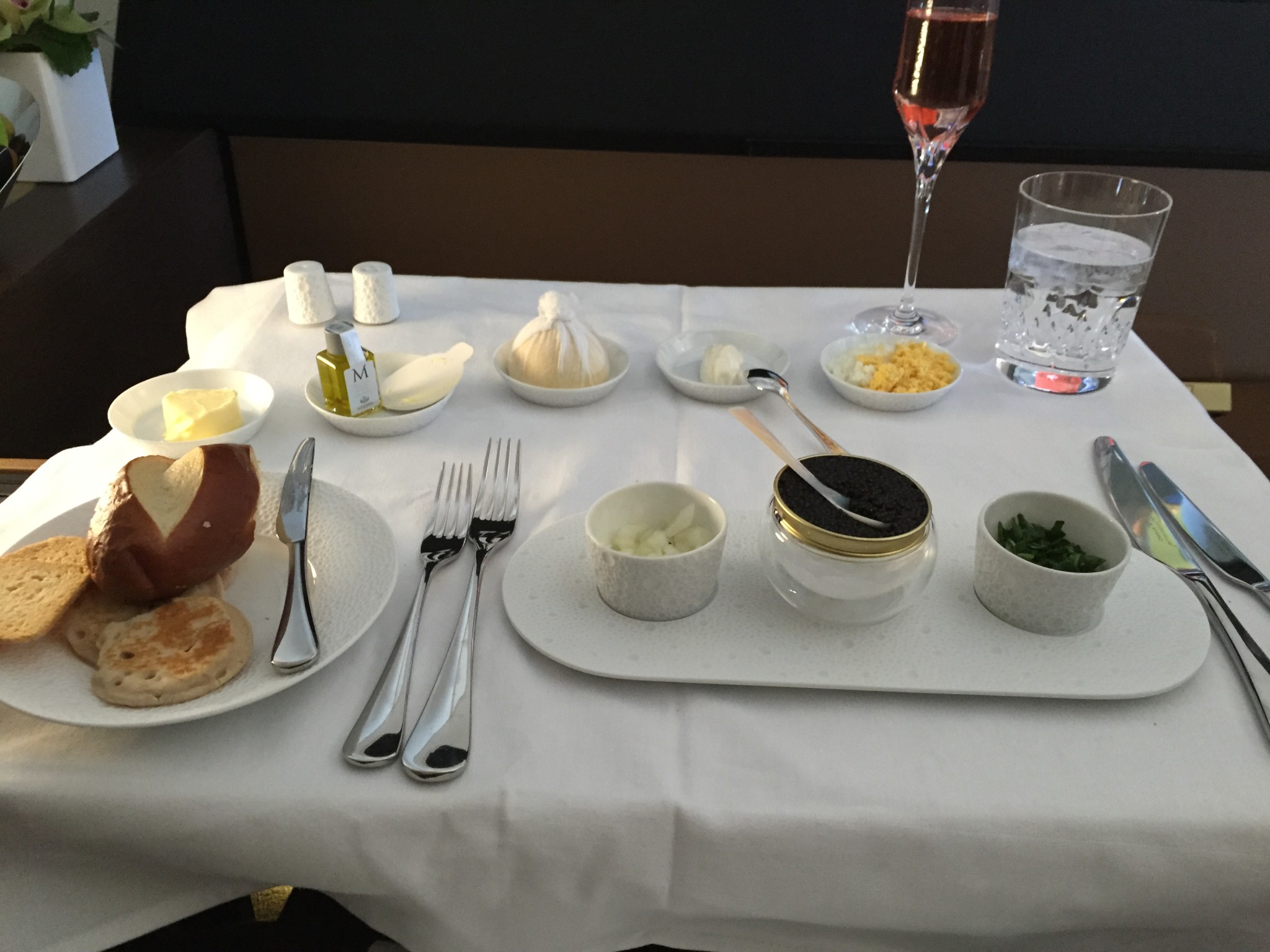 Black caviar on board - Etihad Residence experience