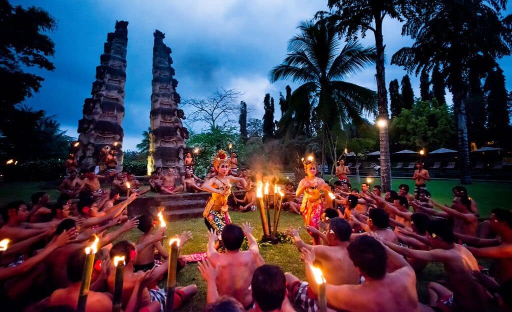 Balinese dance show at The Chedi Ubud