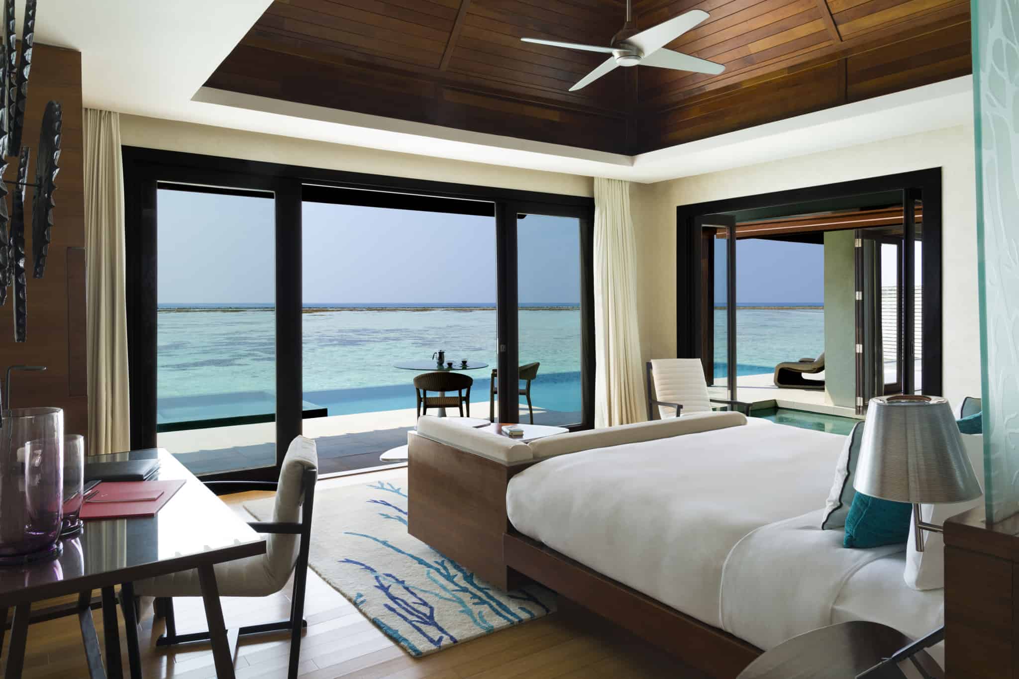 Water Pavilion Bedroom in Niyama Maldives